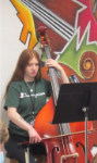 Since Savannah is the only bassist, she focuses hard to be the best she can for the Chamber group.
